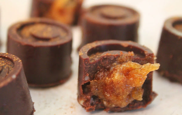 Raw Salted Caramel Chocolates