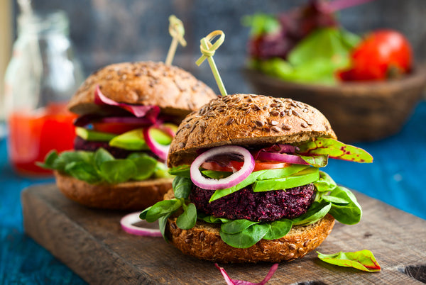Spicy Black Bean Veggie Burger